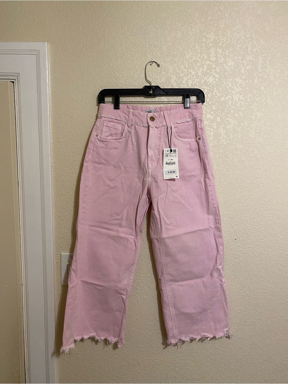 Zara Baby Pink Denim Jeans 💞